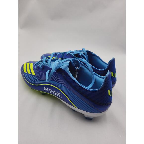 Mens 10 Adidas F50 Messi Pro FG Firm Ground Soccer Cleats Blue Neon